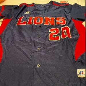 Russel Lions Baseball Jersey